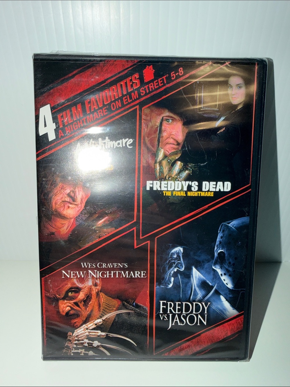 A Nightmare on Elm Street / Freddy vs Jason 4-Film DVD Collection - brand new